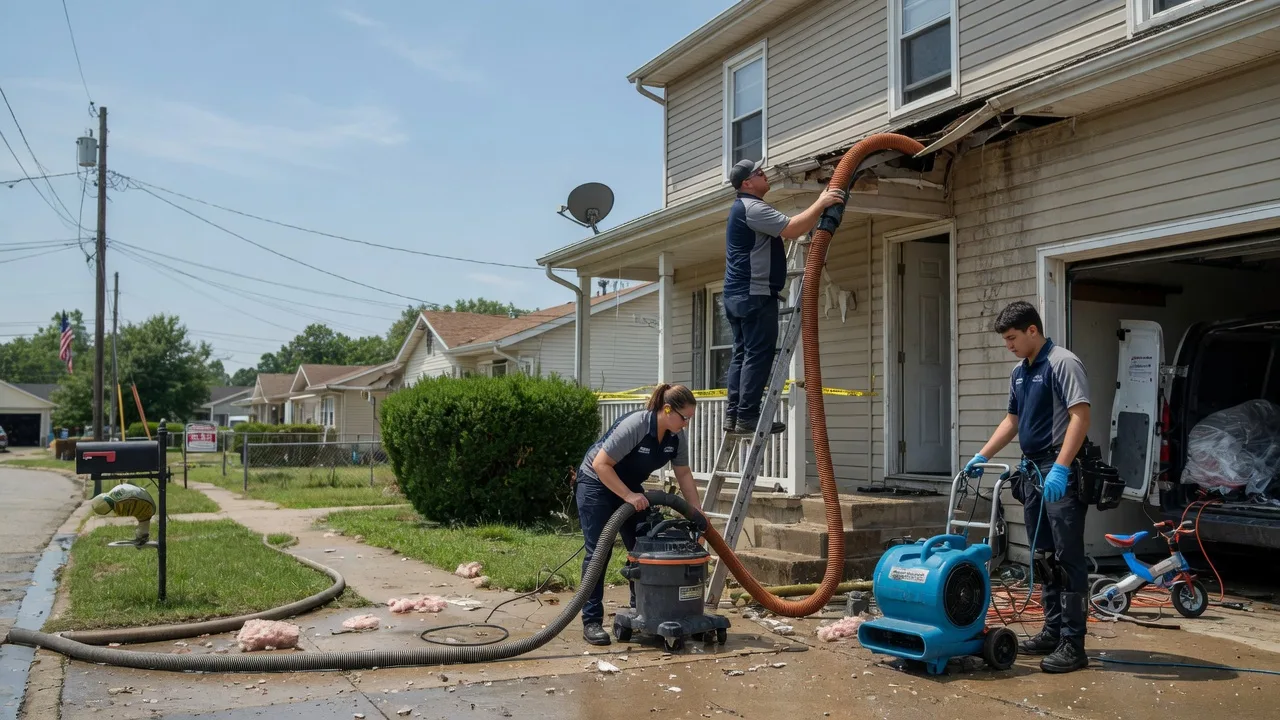 Water Damage Restoration in Sidney, TX near me